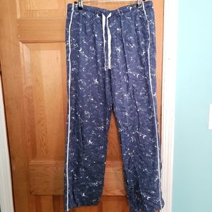 VS blue moon and star print pj pants